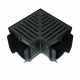 Dux Storm Drain 90° Corner (Black Heelguard Grate) - R3412